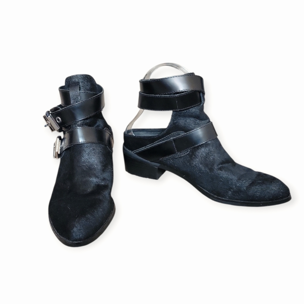 SOL SANA Samuel Calf Hair Bootie‎ Black